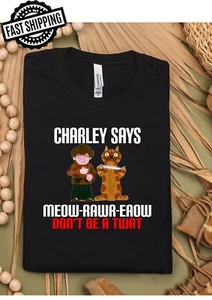 Charlie says Don't Be A Tw*t 70s Nostalgia Fun T-Shirts - Picture 1 of 9