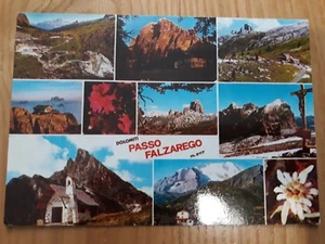 Cartolina Dolomiti – Passo Falzarego. Timbro Passo Vedutine Non viaggiata - Picture 1 of 2