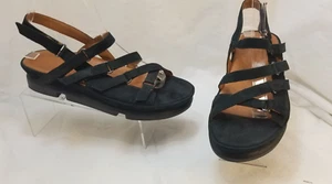 L'Amour Des Pieds Virika Black Suede Women's Sandal US 7 M / 37.5 MSRP $ 219.95 - Picture 1 of 12