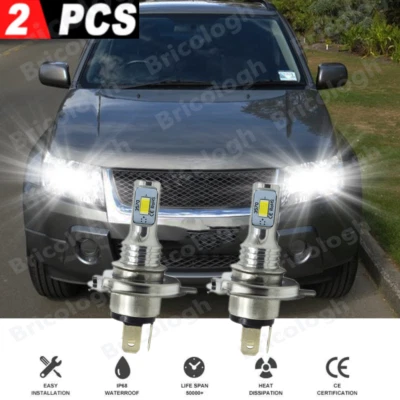 6500K Bombillas LED de haz alto/bajo para Suzuki Vitara XL-7 Grand 1999-2003 Foto 1 de 4