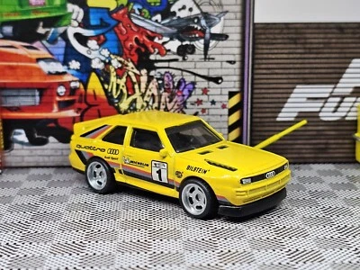 🔥 Hot Wheels Custom '84 Audi Sport Quattro Race 2022 Rally Champs Real Riders  Foto 1 de 4