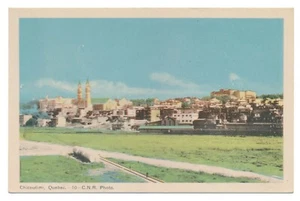 Railway and Ville de Chicoutimi Saguenay Québec QC CNR Photo PECO Postcard - Picture 1 of 2