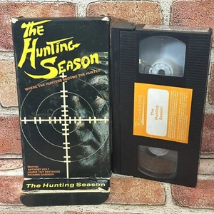 The Hunting Season VHS Tape Used Boomerang HTF RARE Full Flap Anthony Holt - Picture 1 of 3