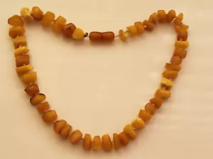 Collana Ambra Originale URSS 23 g Originale Perfette Condizioni OGGETTI RARI - Foto 1 di 16