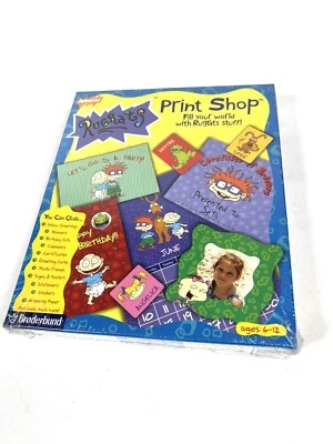 Nickelodeon Rugrats Print Shop (1998) Windows 95 & 98 CD ROM New in Box - Image 1 of 4