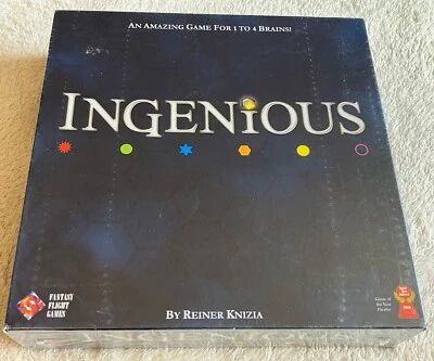 Ingenious Board Game. NEW. Fantasy Flight Games 2004 - Image 1 of 4