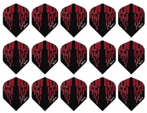5 juegos XQMAX Contour 100 micras vuelos de dardos estándar - seguimiento de envíos - rojo - Imagen 1 de 1