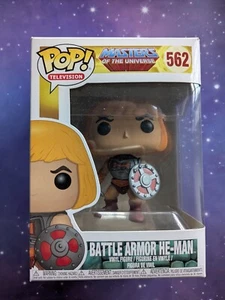Masters of the Universe Battle Armor He-Man Funko Pop 562 Vinyl Figure BNIB - Picture 1 of 6
