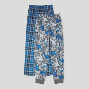 PJ & Me Jungen 2er Pack Jogger & Lounge Style Pyjamahosen, Größe: 6/7 - Bild 1 von 3