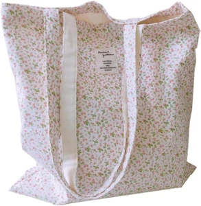 Cotton Canvas Tote Bag Reusable Soft Grocery Cloth Bag Floral Shoulder Bag fo... - Picture 1 of 1