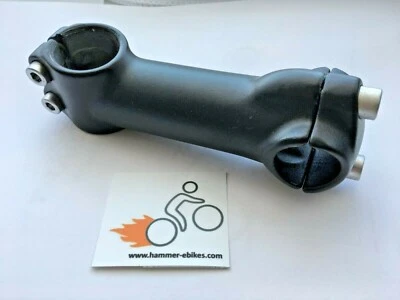 MOUNTAIN HYBRID BIKE BICYCLE STEM 110MM X 25.4MM, 1 1/8" BLACK NEW FREE UK P&P - Image 1 of 3