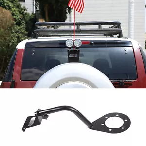 Alloy Rear Door Tailgate Flagpole Bracket Holder For Toyota FJ Cruiser 2007-21 - Picture 1 of 19