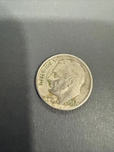 1966 P Roosevelt Dime - Picture 1 of 3