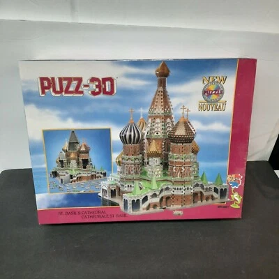 St-Basil's Cathedral Russia 708 Pieces Jigsaw 3 Dimensional 3D Puzzle Sealed New - Image 1 of 4