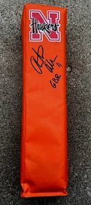 AUSTIN ALLEN Nebraska SIGNED End Zone Pylon CORNHUSKERS Football - Imagen 1 de 1
