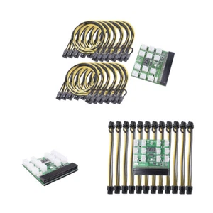 Board for HP PSU Server GPU DPS-1200FB/QB 6 to 6+2 Pin Cables - Photo 1/7