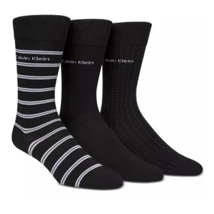 Calvin Klein 3er Pack Baumwollmischung Herrensocken, Größe: Einheitsgröße - Schwarz - Bild 1 von 1