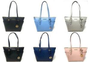 Michael Kors Charlotte Large Top Zip Tote Shoulder Bag Handbag $398