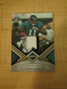 2010 Panini Limited Prime Mike Sims-Walker 14/50 Jersey Rookie Card #47 - Picture 1 of 2