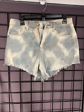 Easel womens tie dye distressed shorts size small