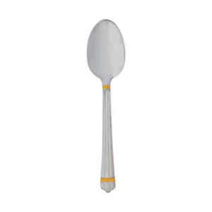 Christofle Silver Plated Aria Gold Dessert Spoon 1022-014