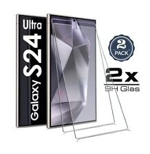2X für Samsung Galaxy S24 Ultra - Panzerfolie Echt Glas Vollkleber 9H Schutzglas