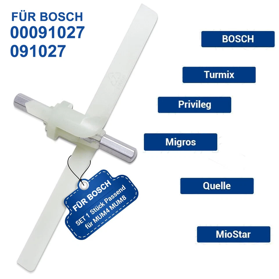 Bosch Scheibenträger Mitnehmer Durchlaufschnitzler Flügel MUM44 MUZ4DS2 091027 - Bild 1 von 4