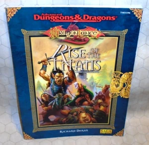D&D Dragonlance Rise of the Titans Adventure w/ Map - WOTC 3rd Edition - Picture 1 of 7