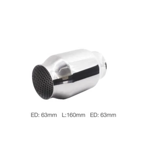 Universal Custom Stainless Steel Muffler Round Outlet ESR4 - Simoni Racing - Picture 1 of 4
