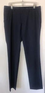 J. LINDEBERG PAULIE SLIM FIT BLUE  TROUSERS SIZE  52 DRESSED WOOL CROATIA - Picture 1 of 15