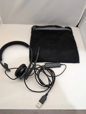 Logitech A-00063 Wired USB Headset 881-000229 Tested Comes With Bag - Image 1 of 3
