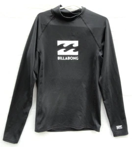 Billabong UVSurf UFP 50+ Black Long Sleeve Swim Shirt Boys Size Medium Size 12 - Picture 1 of 7