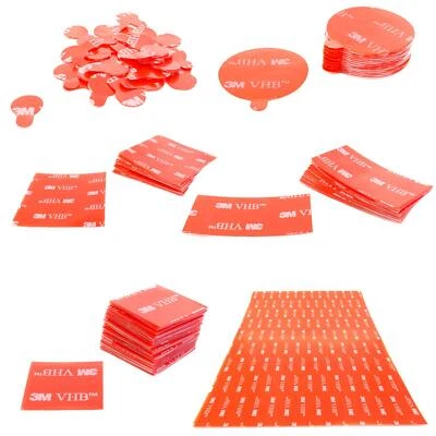 Doppelseitige Klebepads 3M VHB 4905 Klebeband transparent Extra Stark