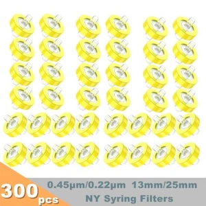 300PCS Nylon66 HPLC Syringe Filters; 13mm/25mm Diameter; 0.45μm/0.22μm Pore Size - Bild 1 von 19
