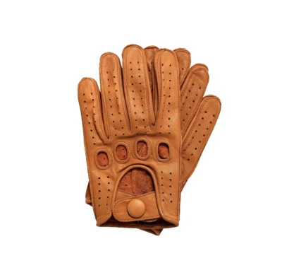 GUANTES DE POLICÍA DE CONDUCCIÓN DE CUERO GENUINO 100 % REAL PARA HOMBRE CHOFER JEXA SPORTS Foto 1 de 3