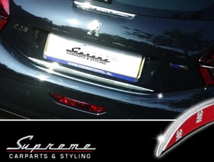 PEUGEOT 208  Chrom Zierleiste 3M Chromleiste Kofferraum Tuning Heckleiste - Foto 1 di 10