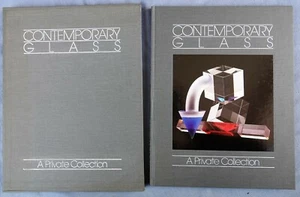 CONTEMPORARY GLASS A PRIVATE COLLECTION: BEN HEINEMAN 1988 HC SLIPCASE ILLUS - Picture 1 of 5