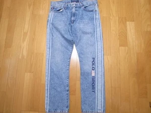 POLO SPORT RALPH LAUREN VARICK SLIM STRAIGHT JEANS DENIM 36 x 32 - Picture 1 of 10