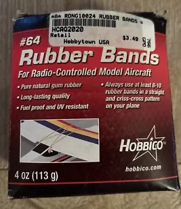 VTG HOBBICO SZ 64 RUBBER BANDS for RADIO CONTROLLED Aircraft - Picture 1 of 5