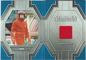 Star Trek 50th Anniversary Relic Booklet Costume Card RC21 Data Observation Suit - Picture 1 of 1