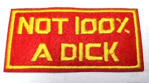 Not 100% A Dick - Guardians of Galaxy 3,5" Wide Patch - Mailed from USA - Bild 1 von 2