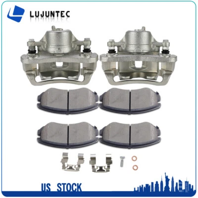 Тормозные суппорты и керамические передние тормозные колодки для Hyundai Elantra 2007-2010 годов выпуска - Изображение 1 из 4