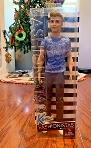 New Mattel Fashionistas Ken 12" Doll Blue Dashing Denim Tee & Pants -2015 - Picture 1 of 6