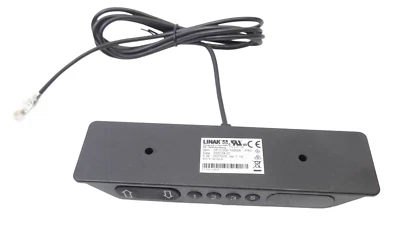 Linak DP1CS Desk Control Panel for CBD4, CBD5 & CBD6 Black - Image 1 of 2