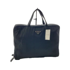 Prada Briefcase Briefcase Business Bag Nylon Black 33.5x28.5x6mm pre-owned - Picture 1 of 8