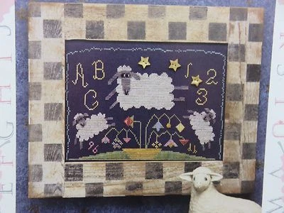 Sheepish Designs SHEEP DREAMS Cross Stitch Sampler Pattern New - Image 1 of 3