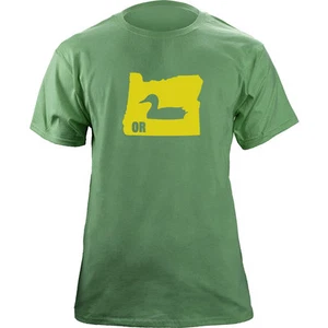 Classic I Duck Oregon Sports Graphic T-Shirt - Picture 1 of 7