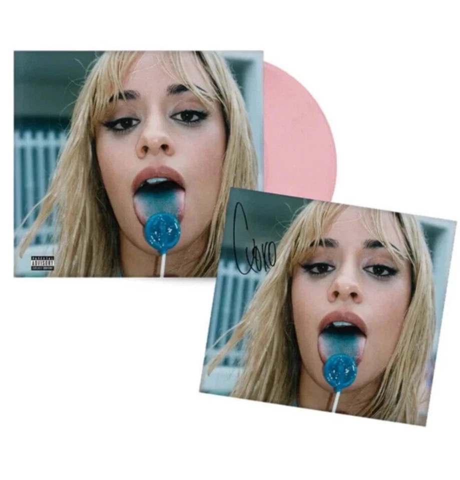 CAMILA CABELLO - C, XOXO - LP - Exclusive Baby Pink Vinyl + SIGNED Art Card -NEW - Image 1 of 1