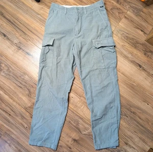 Pantalones Vans Pana Sueltos Calce Cónico 28 Hombres Carga Playa Patinador Aqua - Imagen 1 de 5