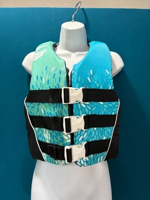 Chaleco Salvavidas Connelly Adulto X-Pequeño PFD Tipo III Damas Esquí Acuático Azul Aqua Foto 1 de 3